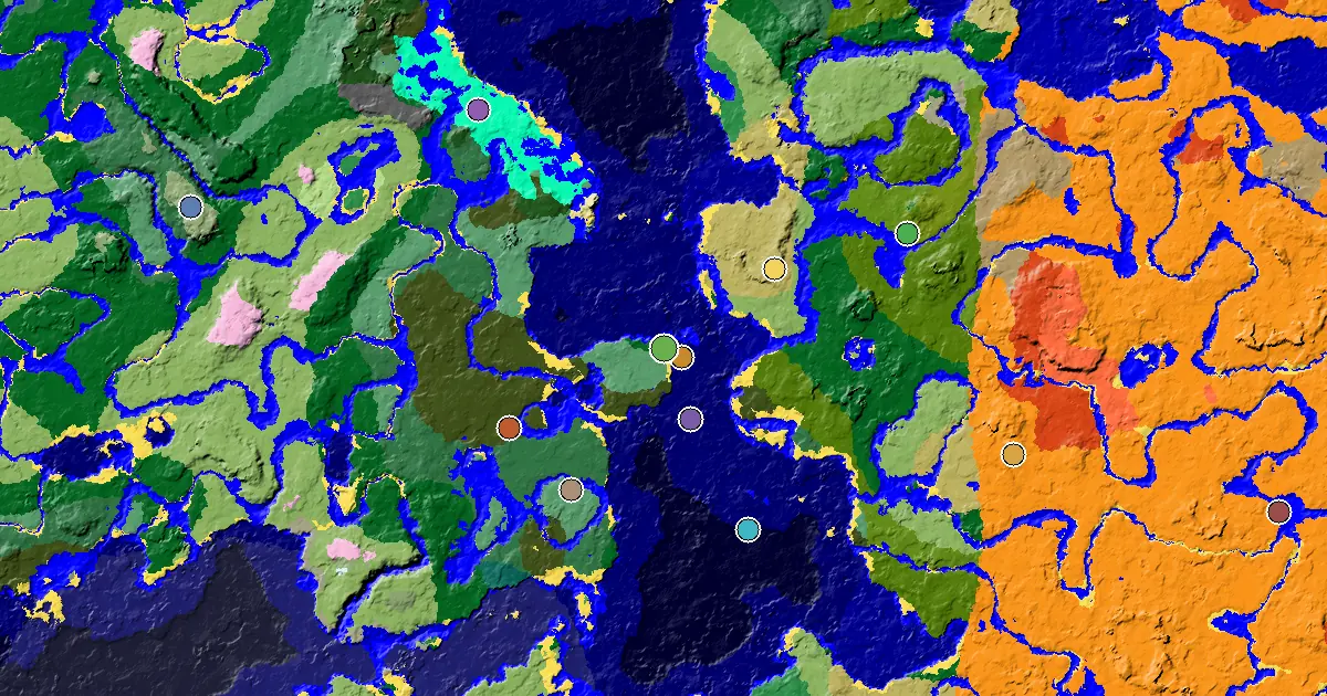 a Trial Chamber by Spawn Near a Old Growth Birch Forest Spawn — biome and structure map