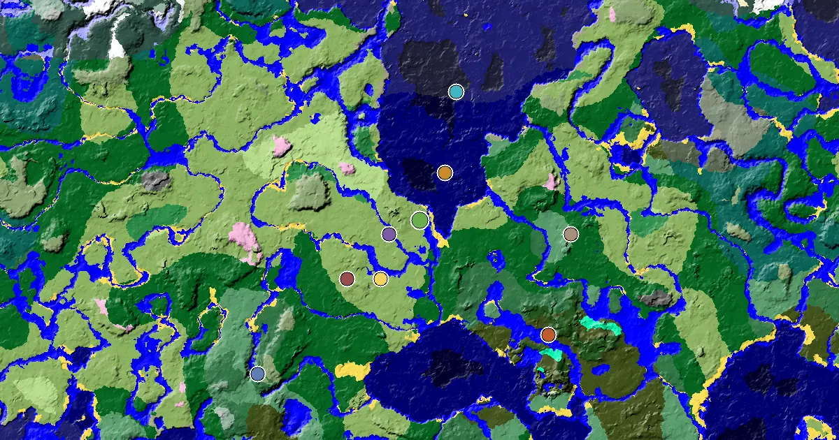 Plains Spawn — a Mansion Within Reach — biome and structure map