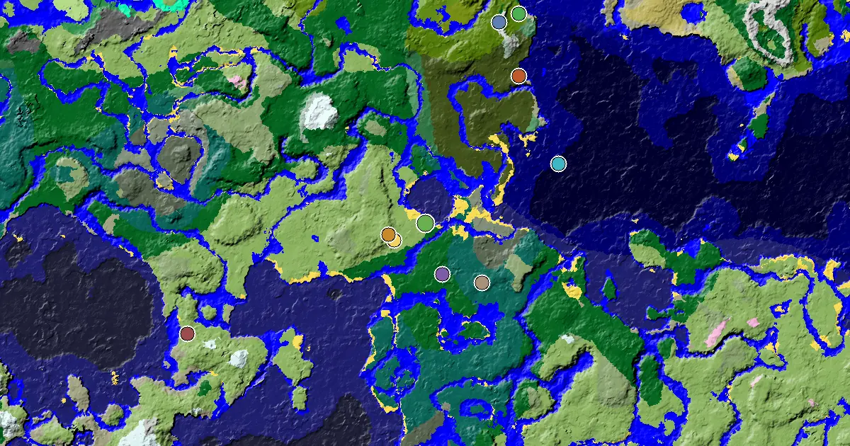 Plains Spawn — a Mansion Within Reach — biome and structure map