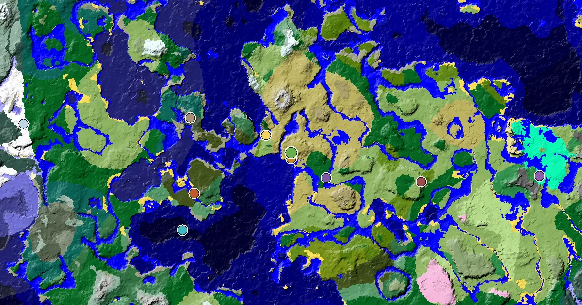 Savanna Spawn — a Trial Chamber by Spawn — biome and structure map