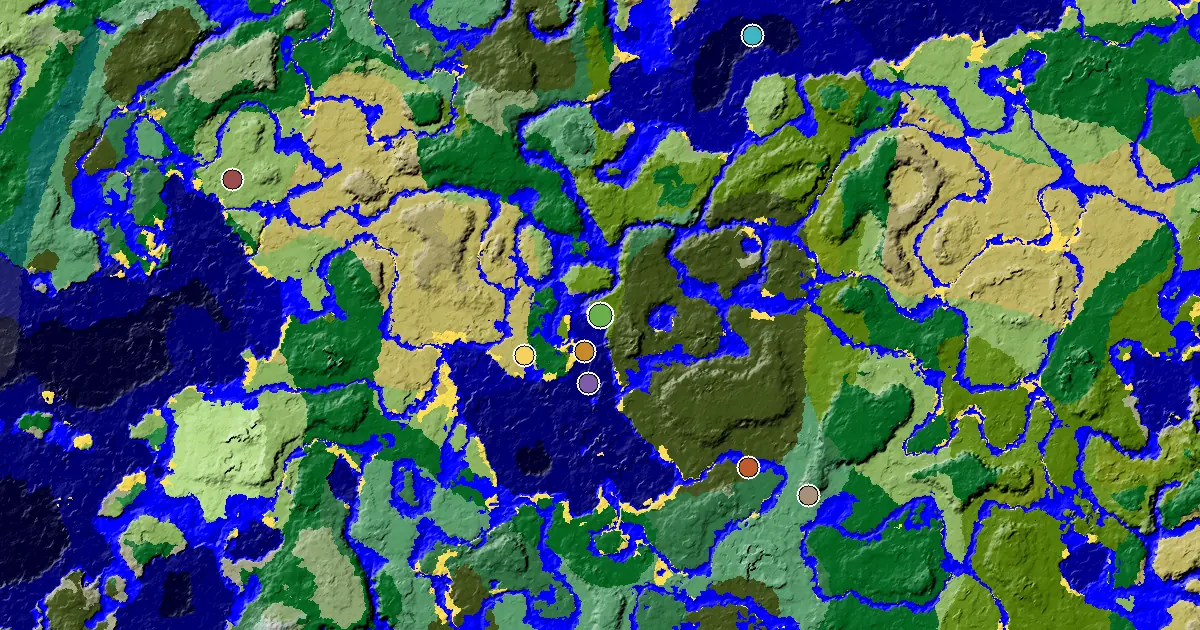 a Mansion Within Reach Near a Jungle Spawn — biome and structure map
