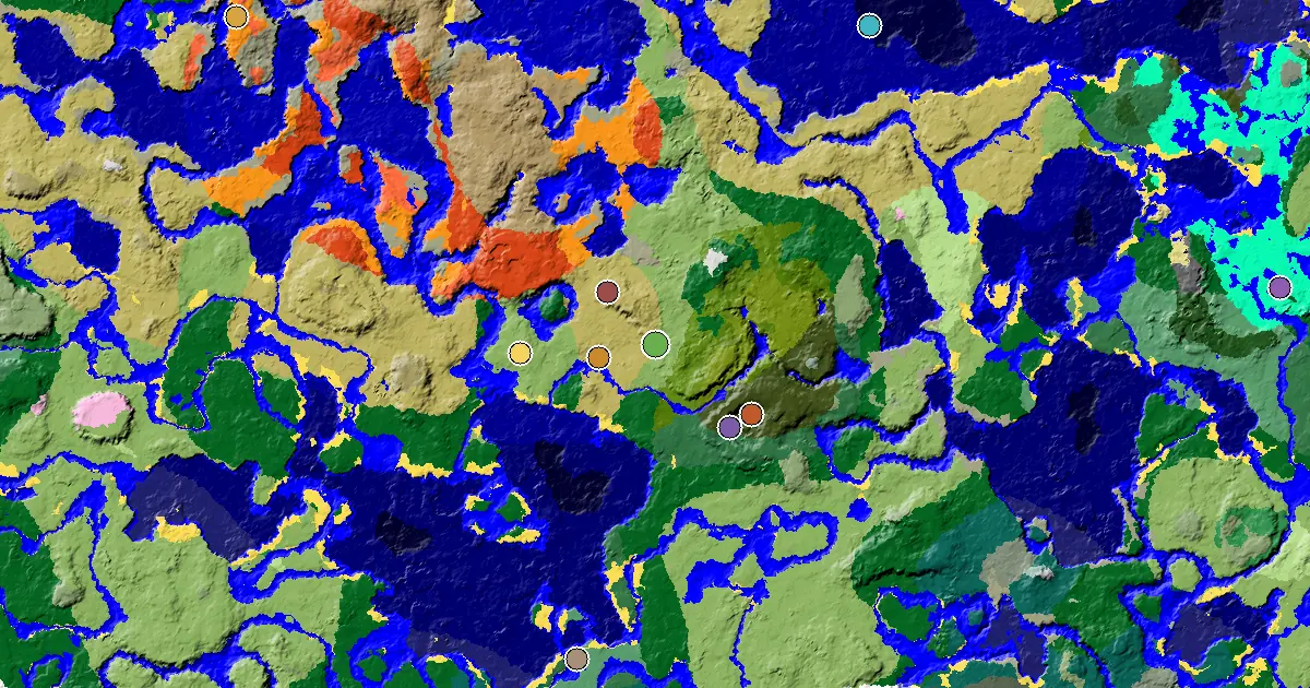 Plains Spawn — a Woodland Mansion Nearby — biome and structure map