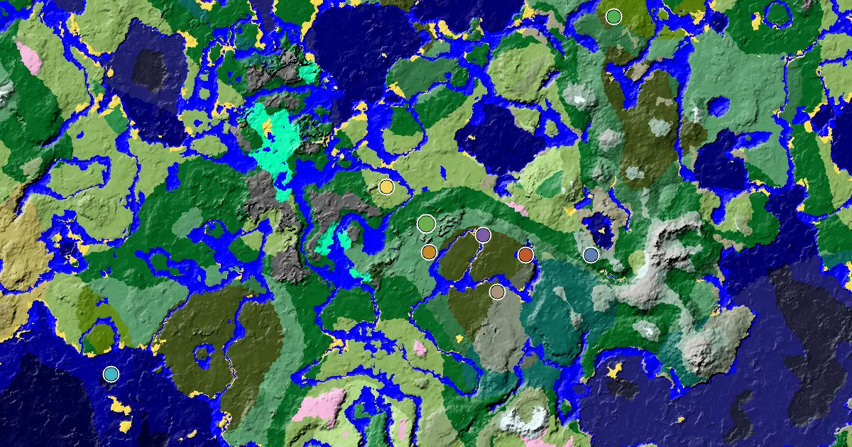 Minecraft Old Growth Birch Forest Seed: a Mansion Within Reach — biome and structure map