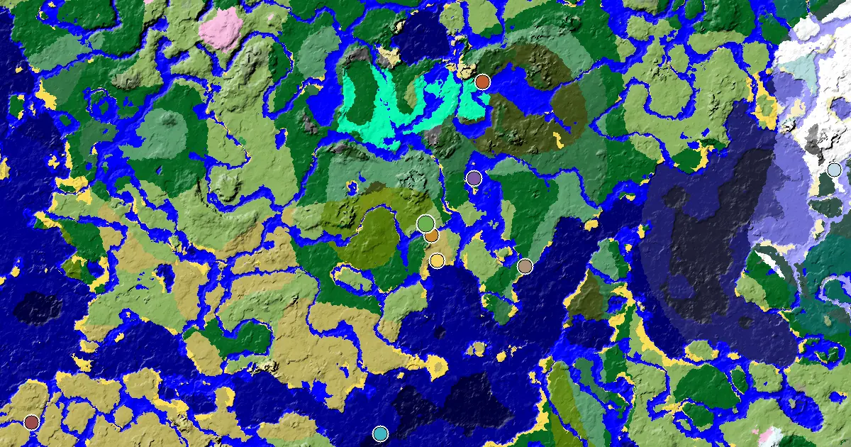a Trial Chamber by Spawn Near a Plains Spawn — biome and structure map