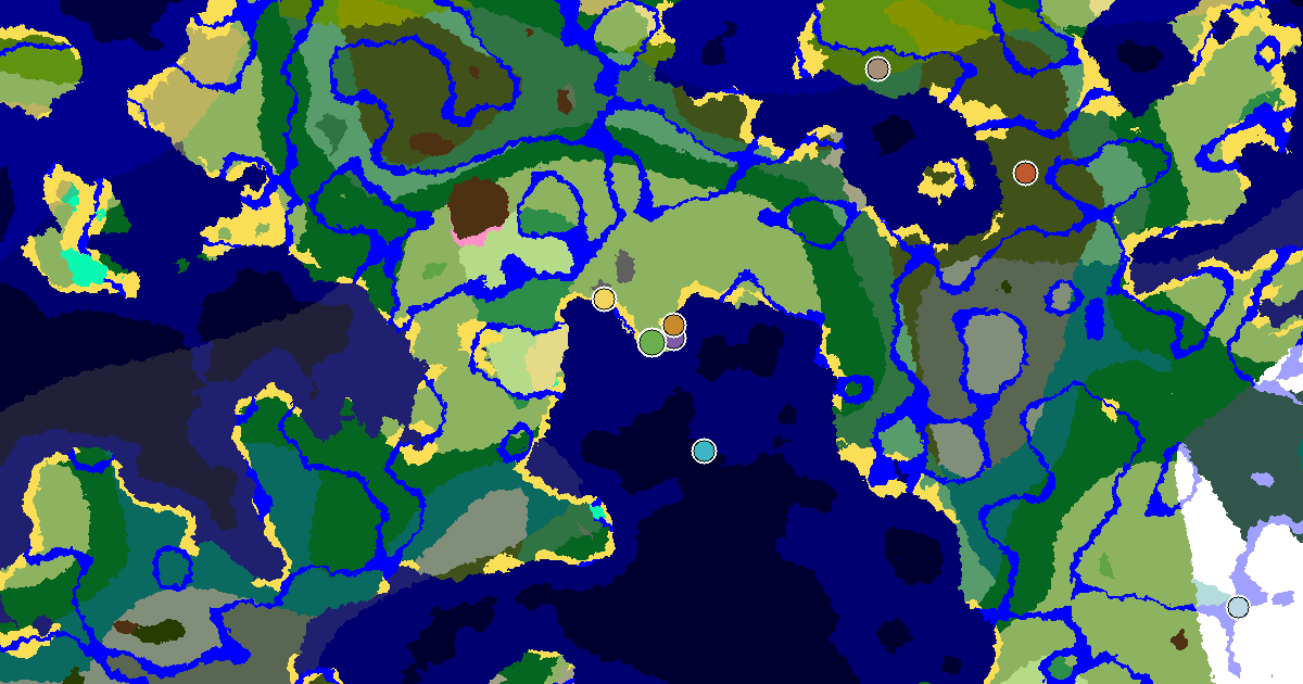 a Trial Chamber by Spawn Near a Beach Spawn — biome and structure map