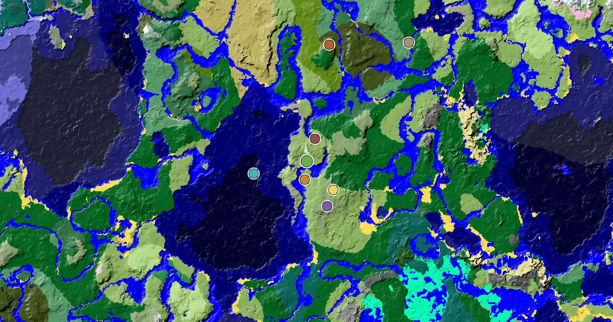 Plains Spawn — a Trial Chamber by Spawn — biome and structure map