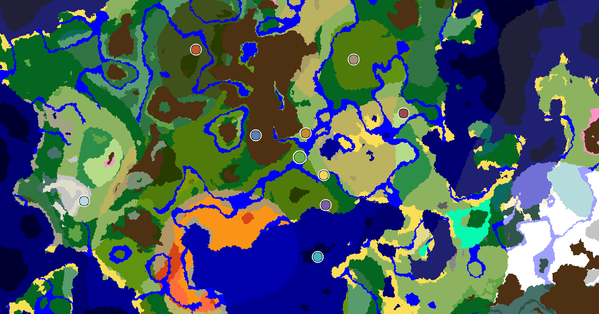 Minecraft Jungle Seed: an Ancient City Under Spawn — biome and structure map