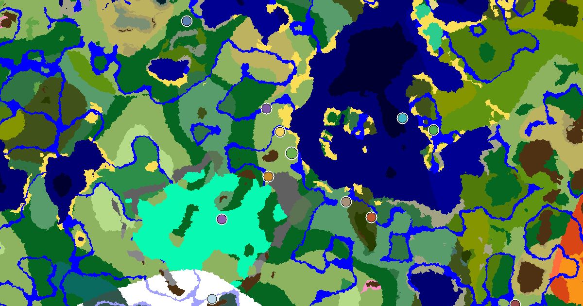 Minecraft Plains Seed: a Mansion Within Reach — biome and structure map