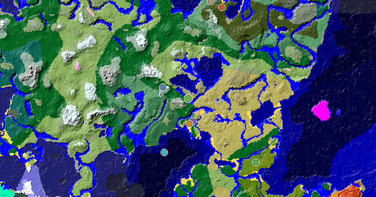 an Ancient City Under Spawn Near a Plains Spawn — biome and structure map