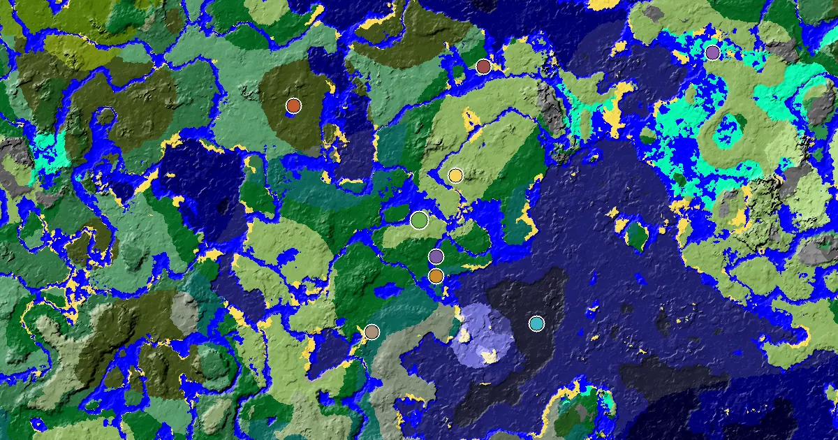 a Mansion Within Reach Near a Plains Spawn — biome and structure map