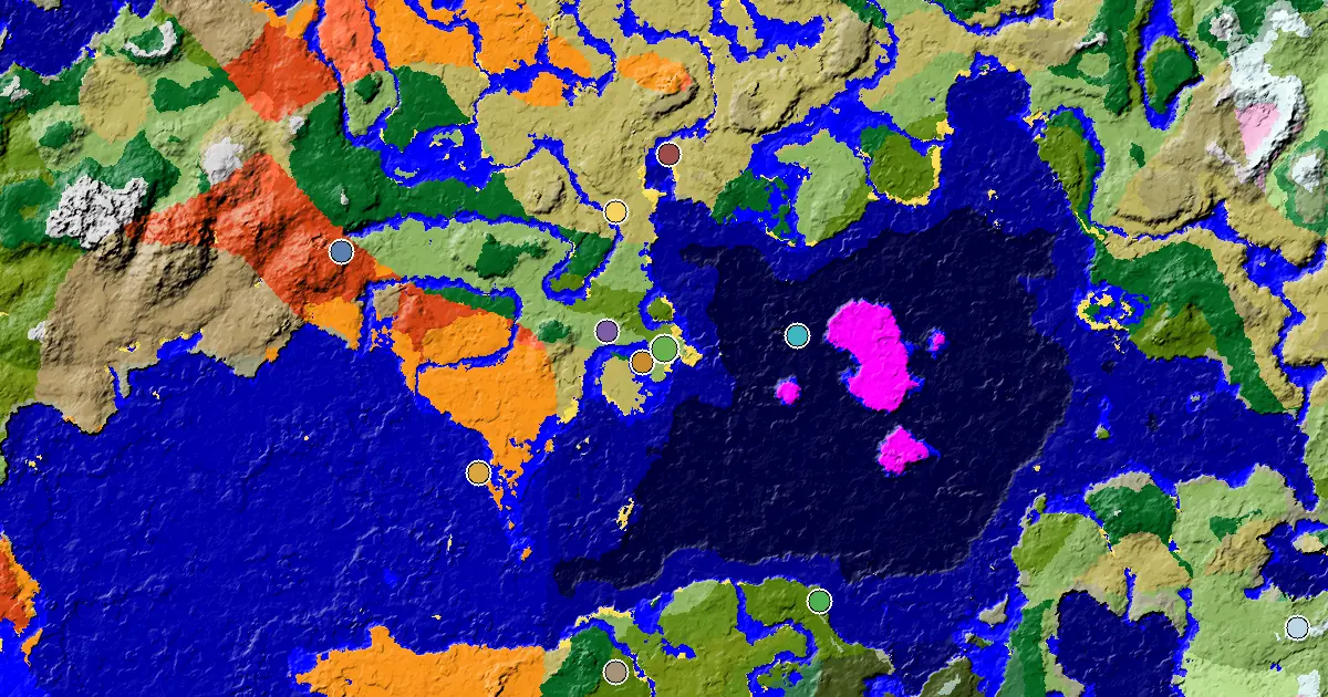 a Trial Chamber by Spawn Near a Plains Spawn — biome and structure map