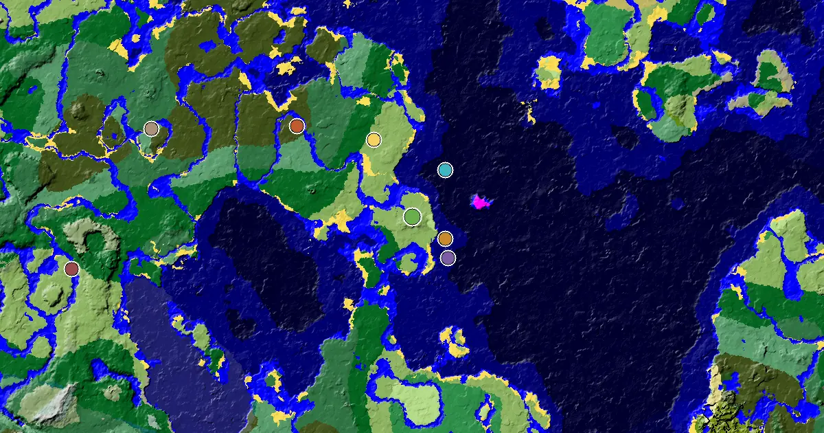 a Mansion Within Reach Near a Plains Spawn — biome and structure map