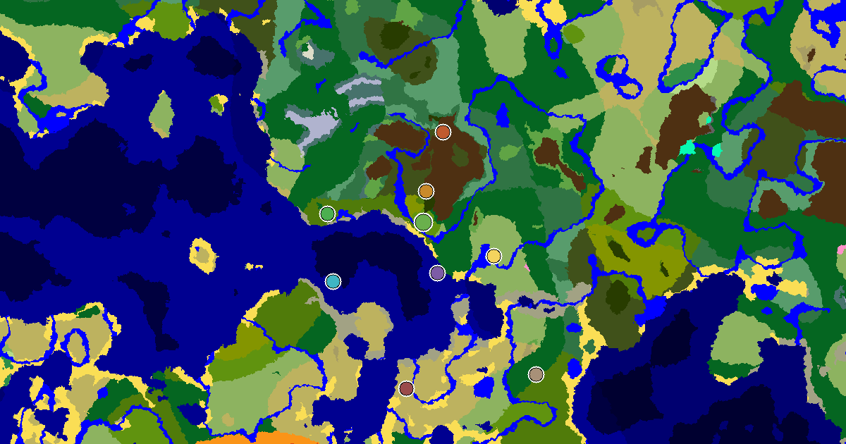 Minecraft Sparse Jungle Seed: a Mansion Within Reach — biome and structure map