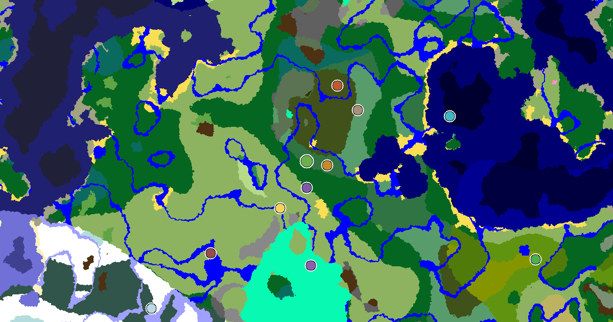 Birch Forest Spawn — a Mansion Within Reach — biome and structure map