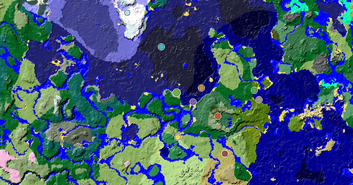 a Mansion Within Reach Near a Plains Spawn — biome and structure map