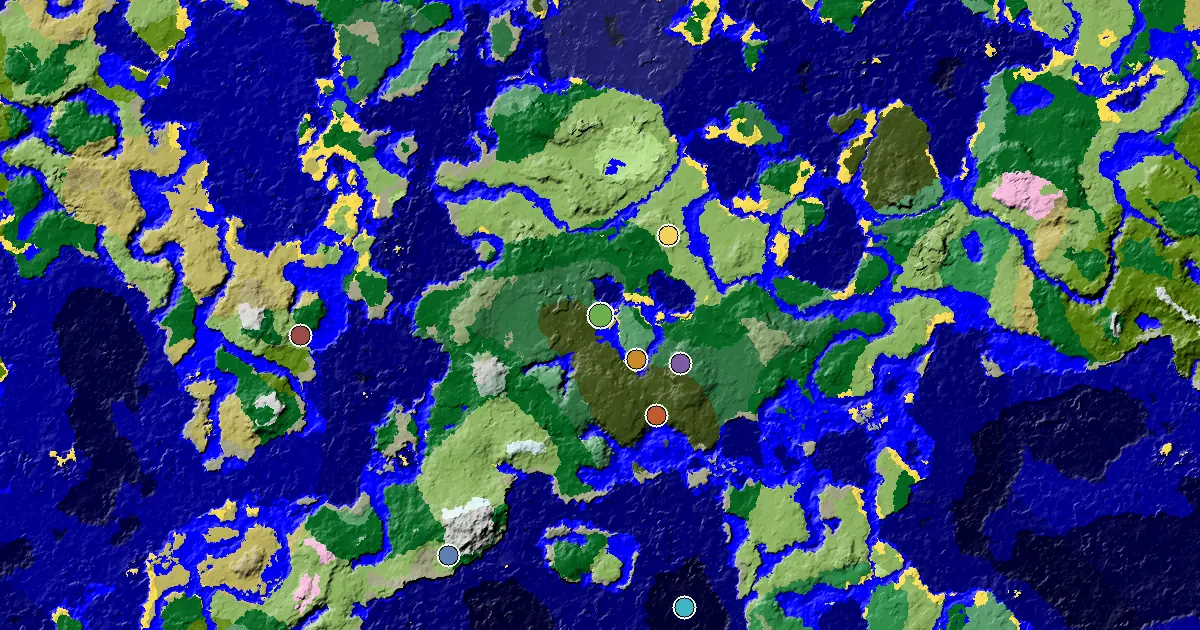 Minecraft Birch Forest Seed: a Woodland Mansion Nearby — biome and structure map