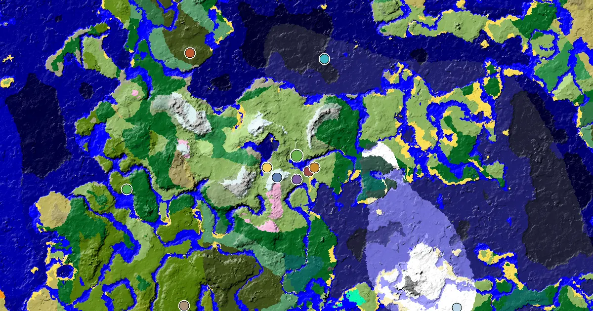 Plains Seed With an Ancient City Under Spawn — biome and structure map