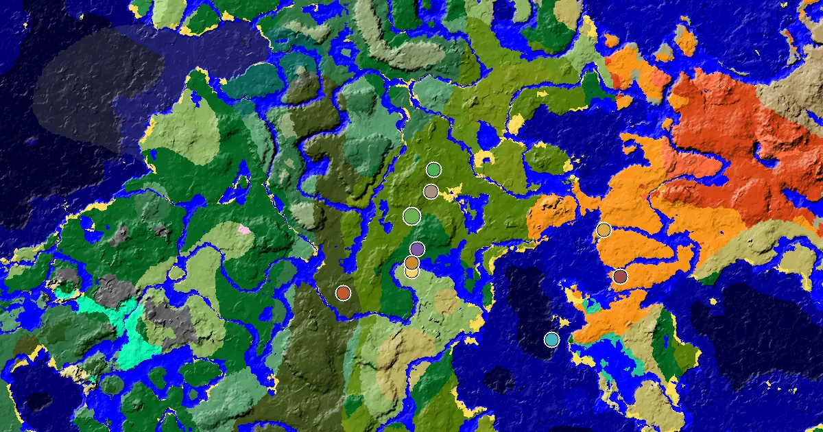 a Mansion Within Reach Near a Jungle Spawn — biome and structure map