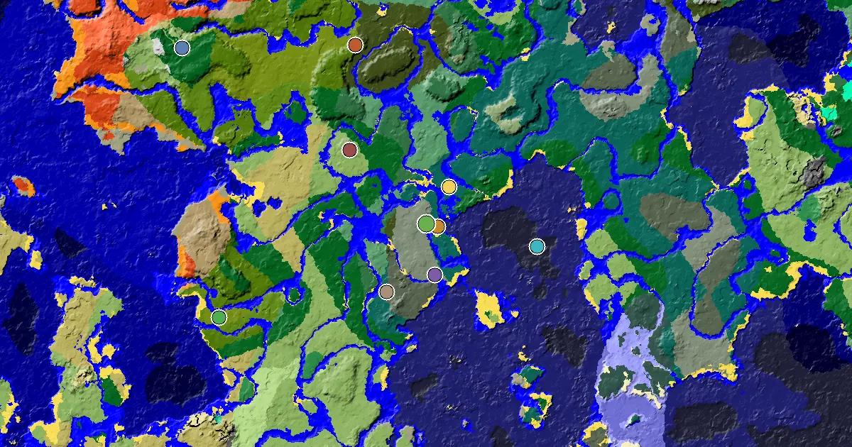 a Trial Chamber by Spawn Near a Old Growth Spruce Taiga Spawn — biome and structure map