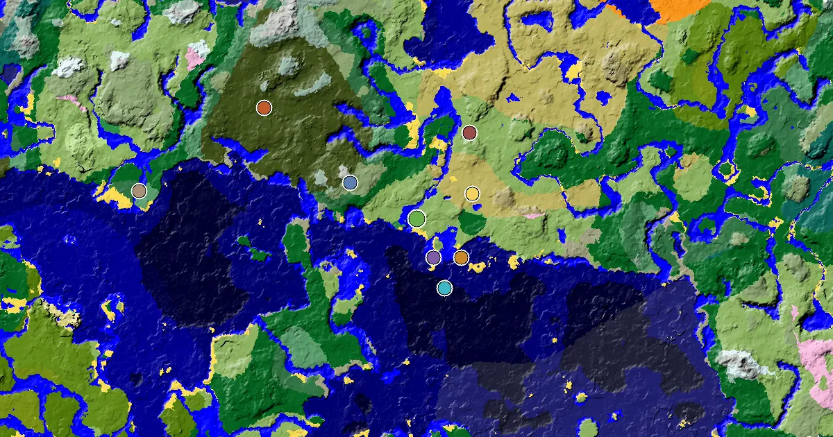 Plains Spawn — a Mansion Within Reach — biome and structure map