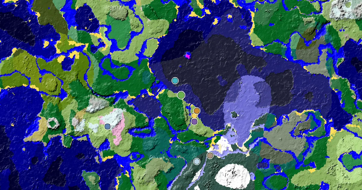 Minecraft Plains Seed: a Village Close to Spawn — biome and structure map