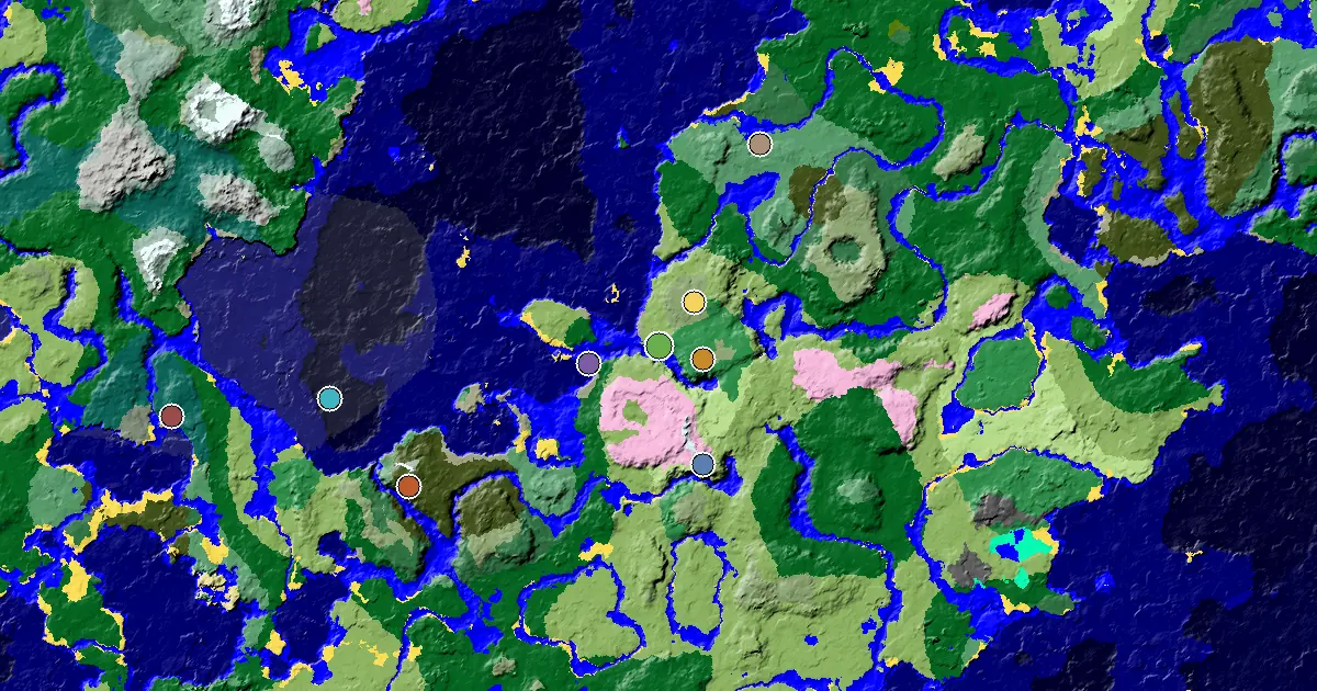 a Mansion Within Reach Near a Plains Spawn — biome and structure map