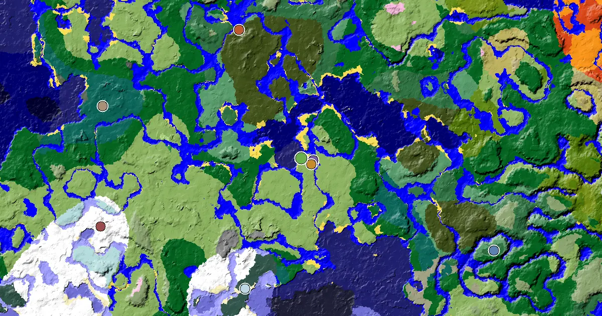 Plains Spawn — a Trial Chamber by Spawn — biome and structure map