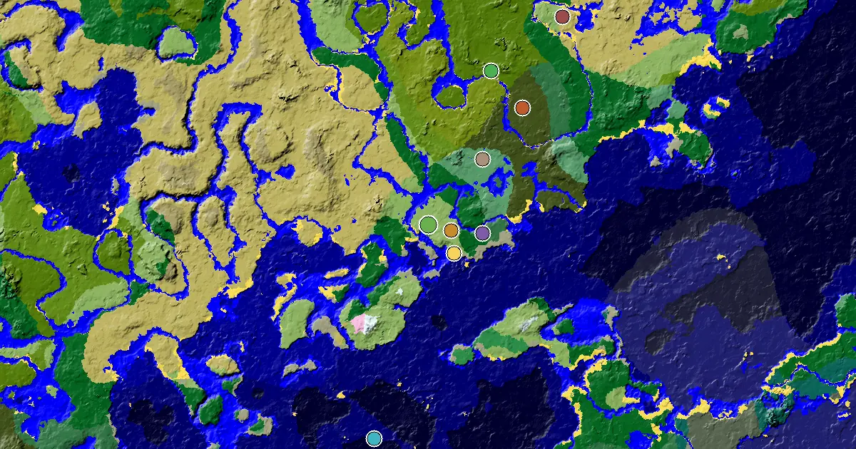 a Trial Chamber by Spawn Near a Plains Spawn — biome and structure map