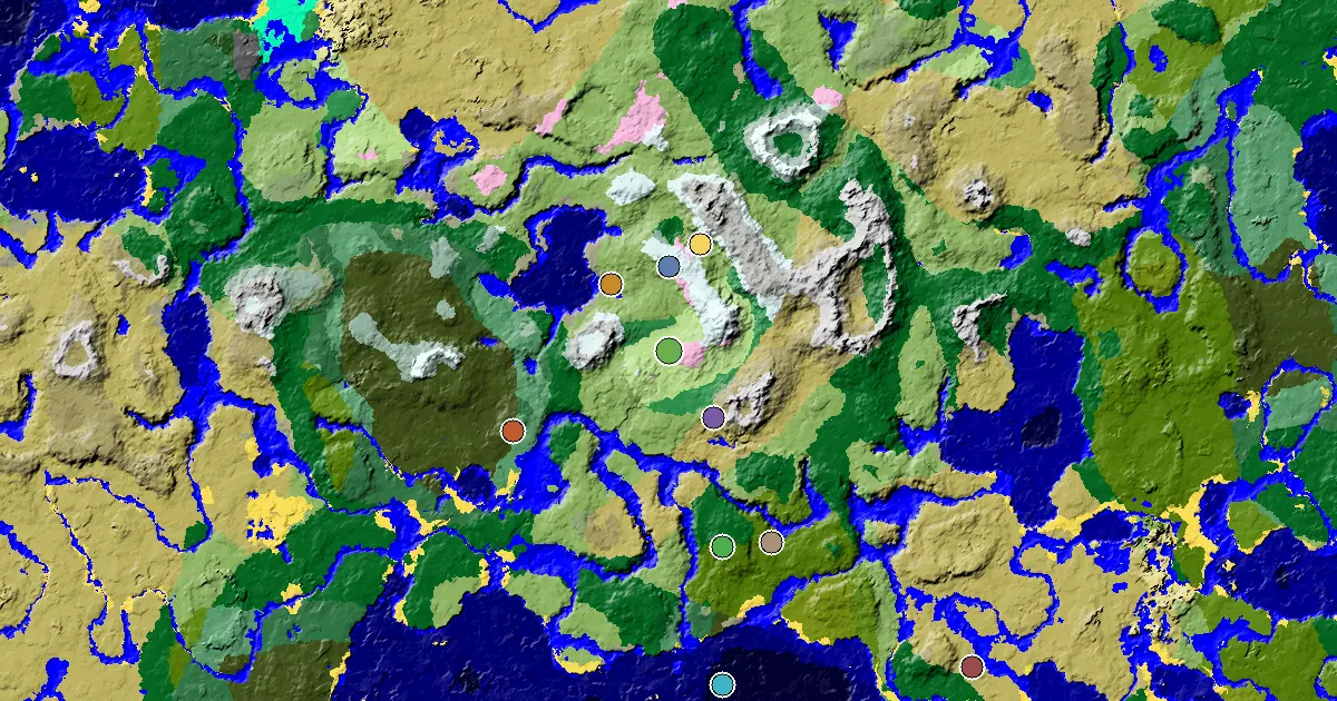 Minecraft Sunflower Plains Seed: an Ancient City Under Spawn — biome and structure map