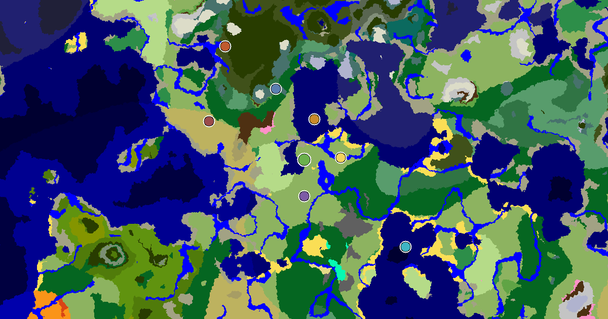 Plains Spawn — a Mansion Within Reach — biome and structure map