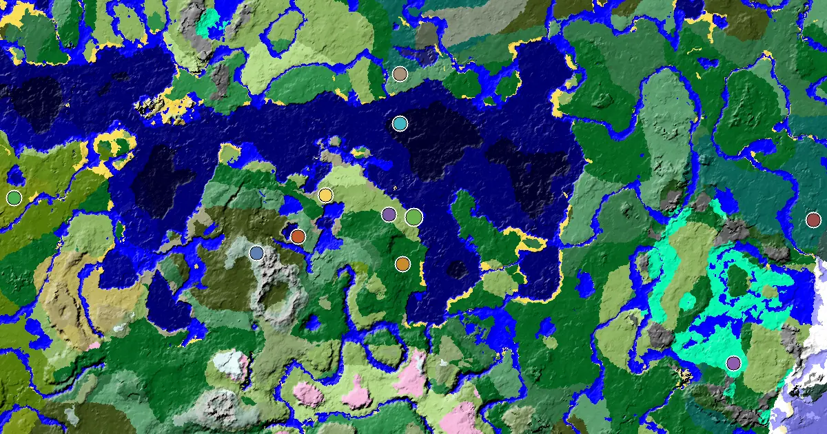 Plains Spawn — a Mansion Within Reach — biome and structure map
