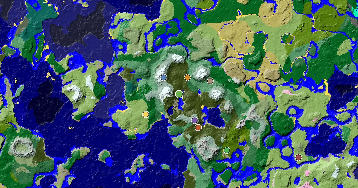 Lush Caves Spawn — an Ancient City Under Spawn — biome and structure map