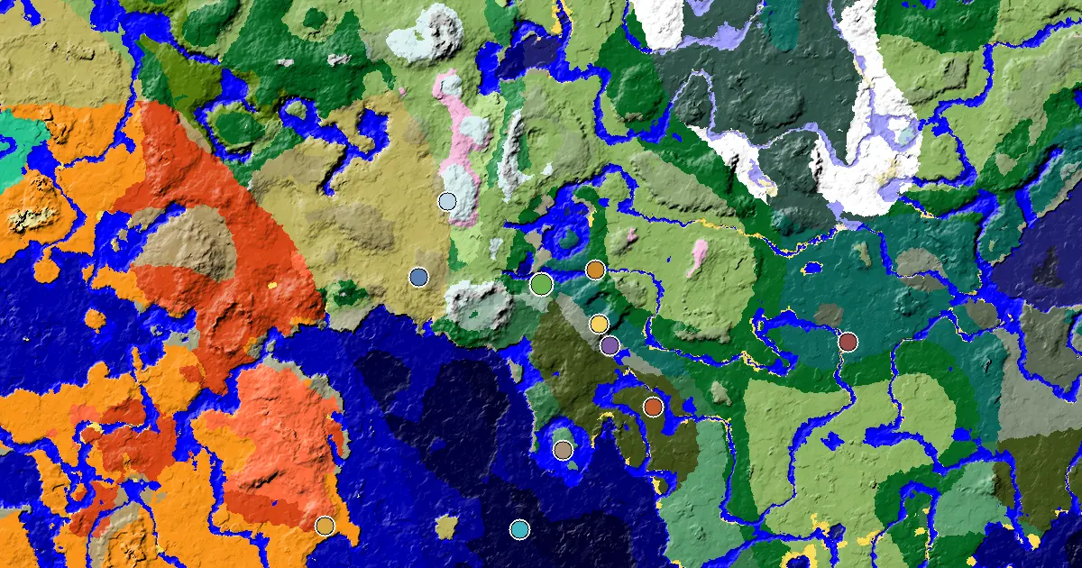 Birch Forest Spawn — a Mansion Within Reach — biome and structure map