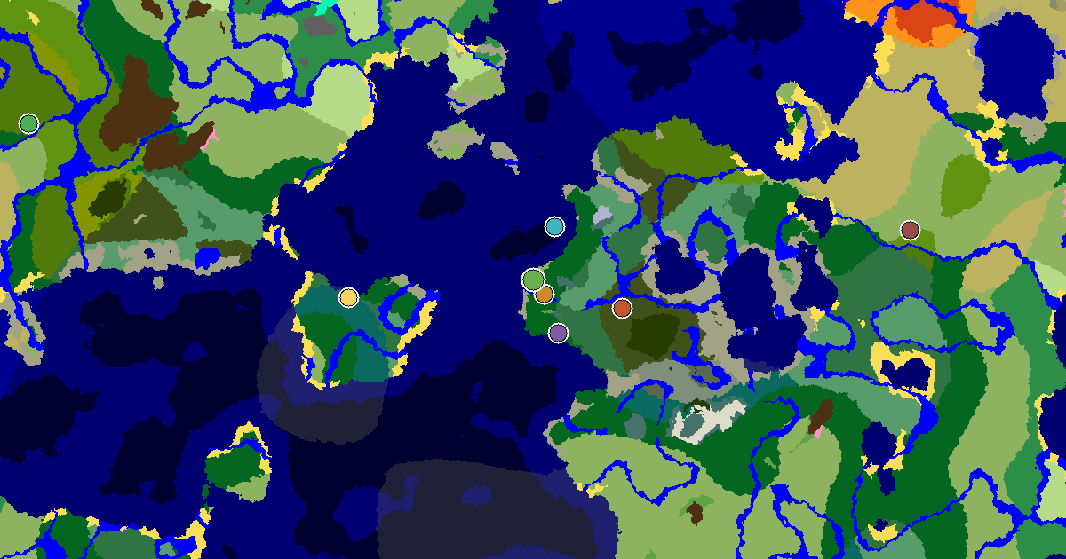 Plains Spawn — a Woodland Mansion Nearby — biome and structure map