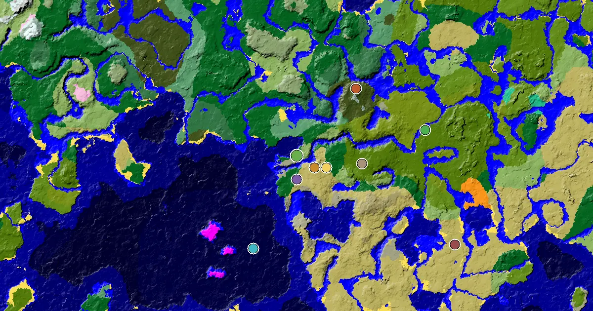 Minecraft 石岸種子:林地府邸不遠