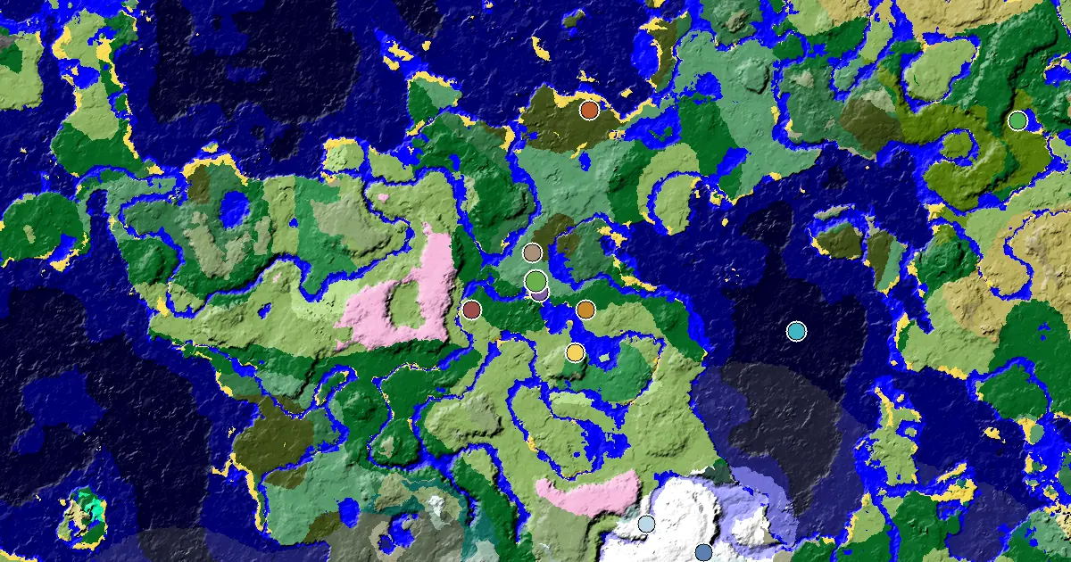 Old Growth Birch Forest Spawn — a Mansion Within Reach — biome and structure map