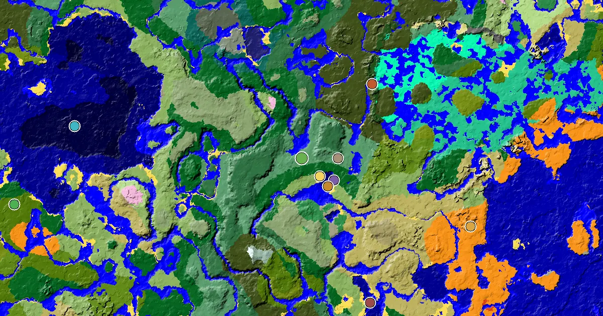 Minecraft Old Growth Birch Forest Seed: a Mansion Within Reach — biome and structure map