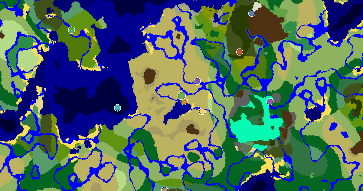 Savanna Spawn — a Trial Chamber by Spawn — biome and structure map