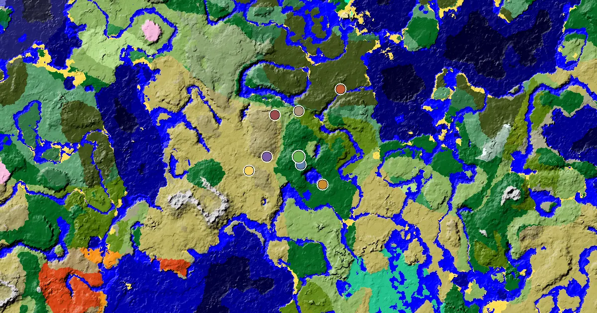 Minecraft Dripstone Caves Seed: an Ancient City Under Spawn — biome and structure map