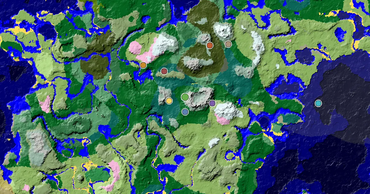 Grove Spawn — an Ancient City Under Spawn — biome and structure map