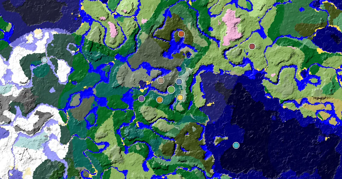 Old Growth Spruce Taiga Spawn — an Ancient City Under Spawn — biome and structure map