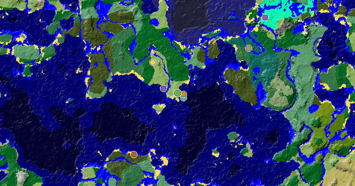 Minecraft Plains Seed: a Trial Chamber by Spawn — biome and structure map