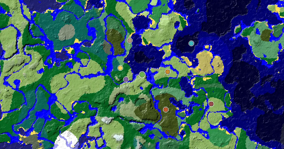 a Mansion Within Reach Near a Stony Shore Spawn — biome and structure map