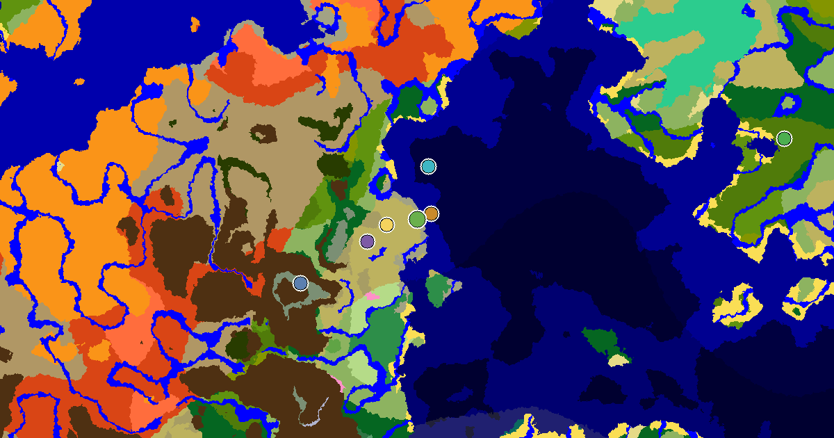 a Trial Chamber by Spawn Near a Savanna Spawn — biome and structure map