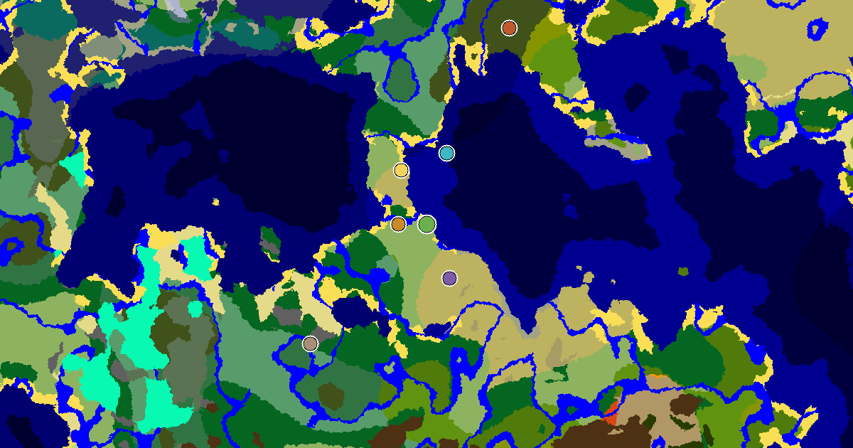 a Mansion Within Reach Near a Plains Spawn — biome and structure map