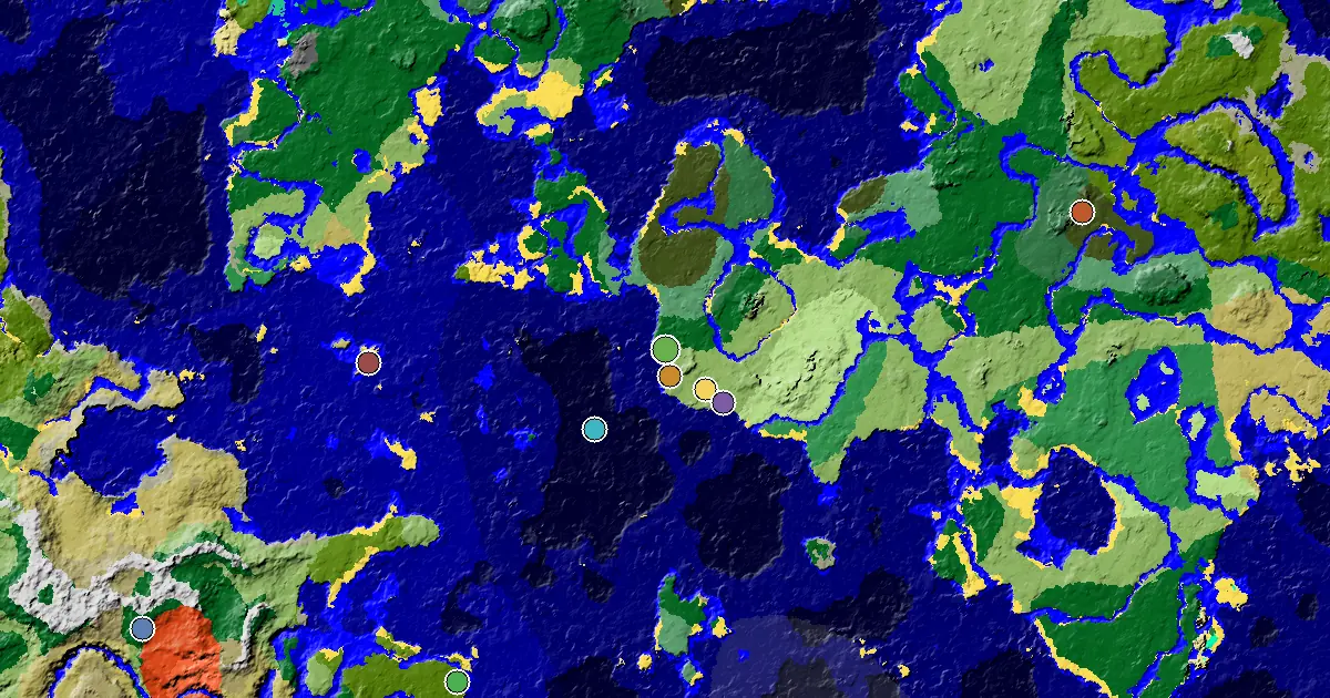 a Trial Chamber by Spawn Near a Plains Spawn — biome and structure map