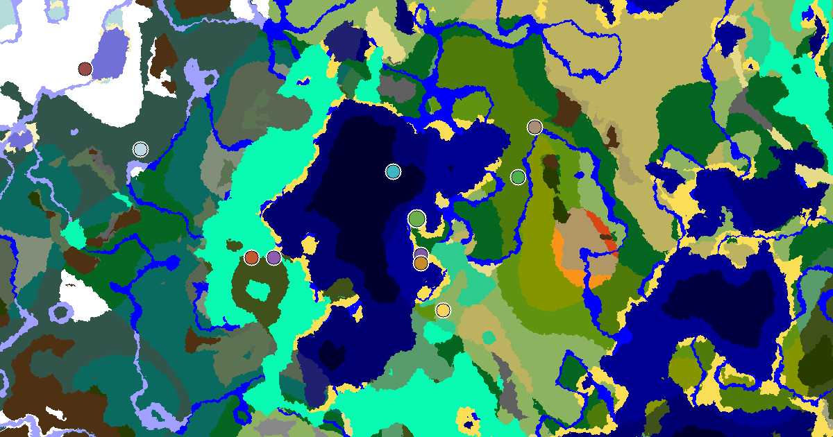 Jungle Seed With a Mansion Within Reach — biome and structure map