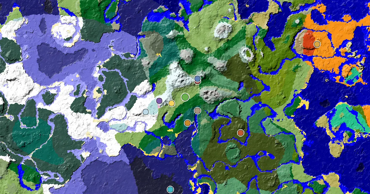 an Ancient City Under Spawn Near a Plains Spawn — biome and structure map