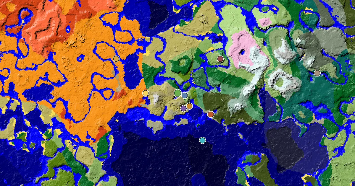 Minecraft Dripstone Caves Seed: an Ancient City Under Spawn — biome and structure map