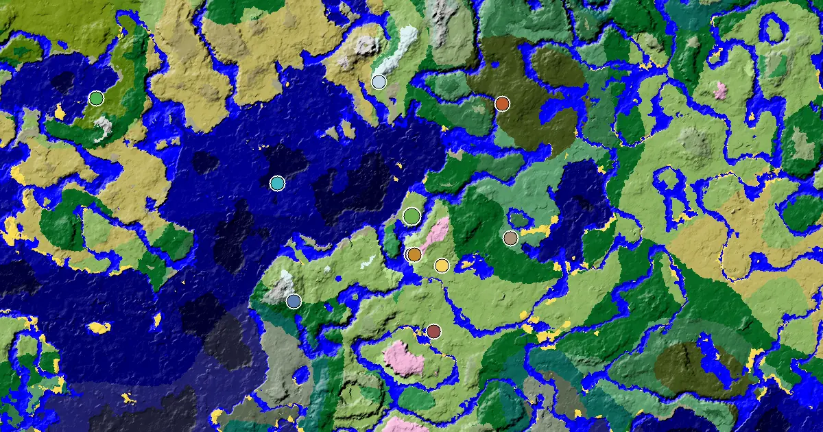 a Mansion Within Reach Near a Plains Spawn — biome and structure map